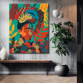 Painting by Numbers Colorful Woman Portrait